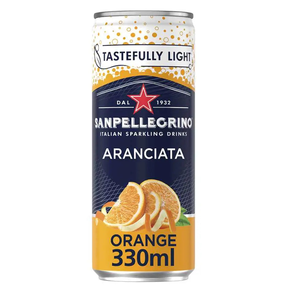 San Pellegrino Aranciata (Orange) 24 x 330ml Cans