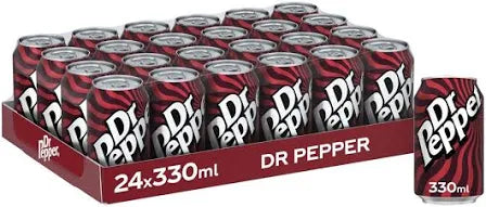 Dr Pepper Cans 24 x 330ml