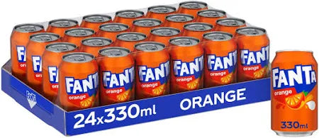 Fanta Orange Zero Cans 24 x 330ml