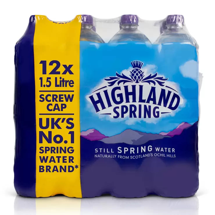 Highland Spring Still 12 x 1.5lt pet