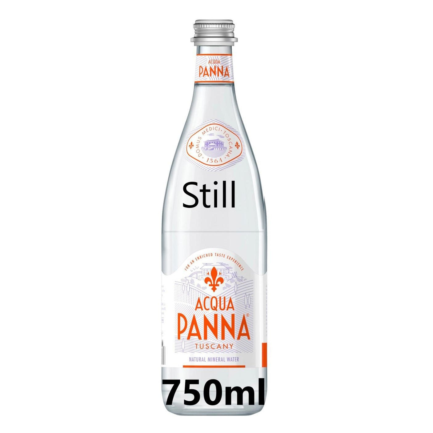 Acqua Panna 12 x 750ml Glass nrb