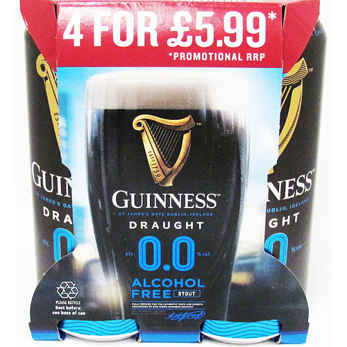 Guinness Draught Cans 0.0% PMP Â£5.99  24 x 440ml