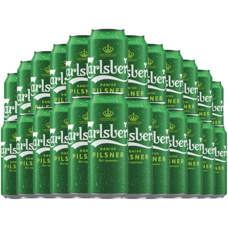 Carlsberg Pilsner Cans 24 x 500ml 3.4%