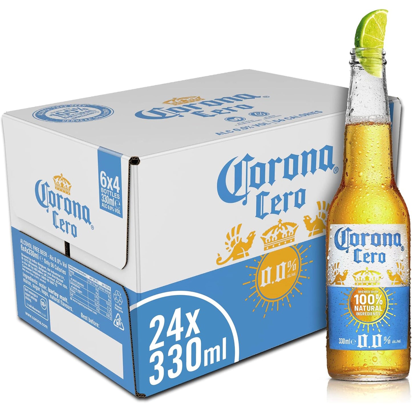 Corona Cero 24 x 330ml nrb 0.0%*