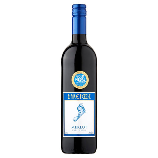 Barefoot Merlot Red Wine 6 x 75cl