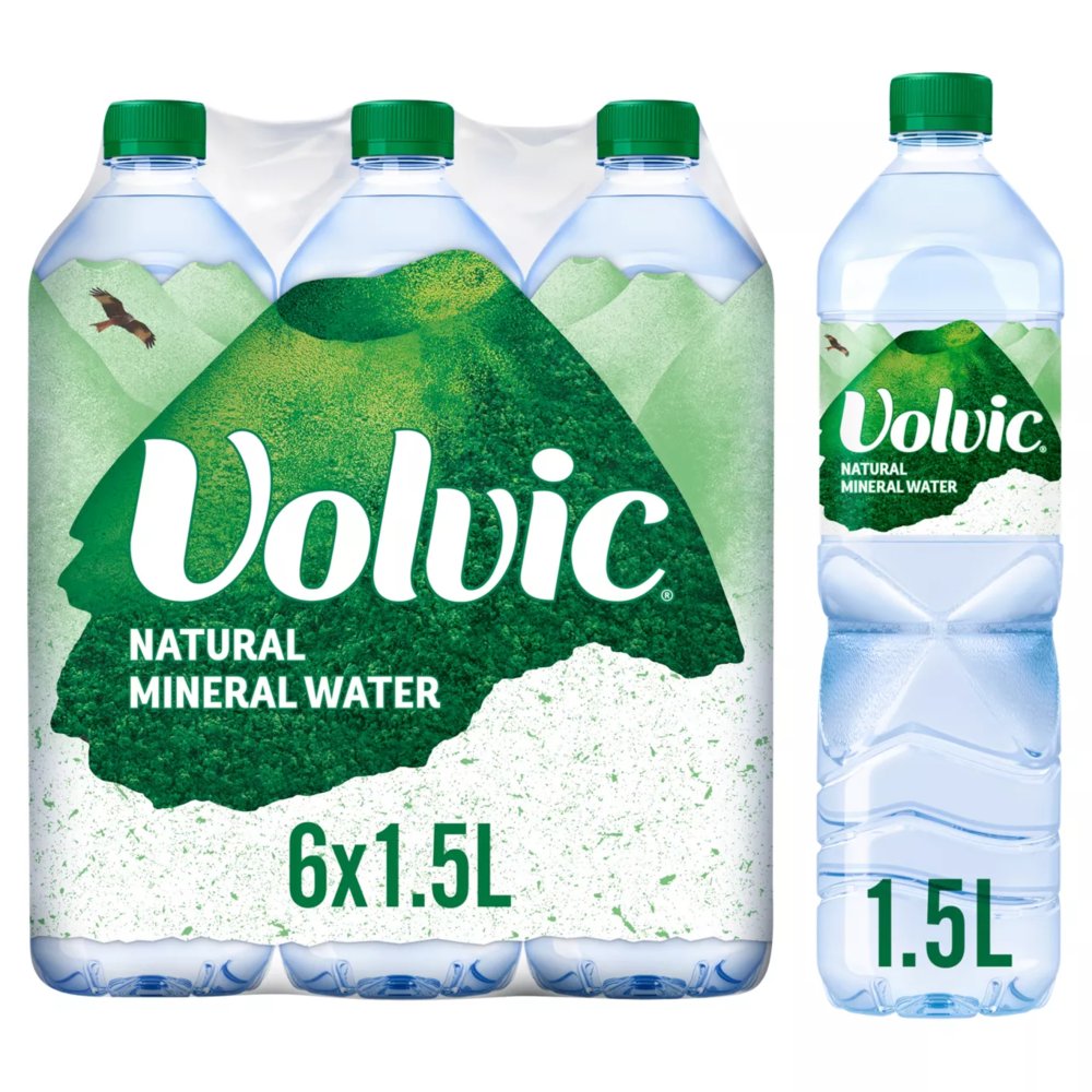 Volvic 6 x 1.5lt pet