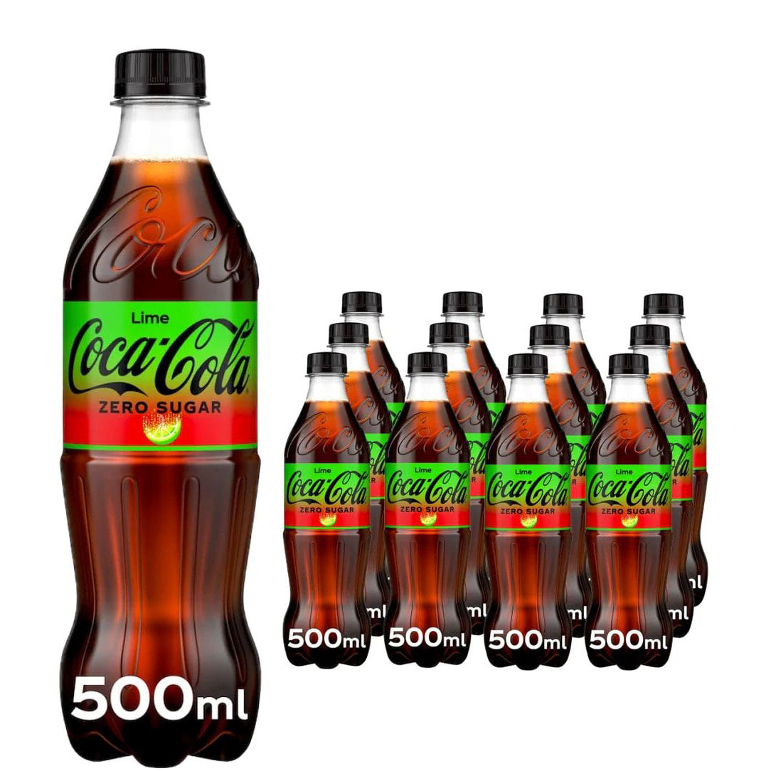 Coke Zero Lime pet GB 12 x 500ml