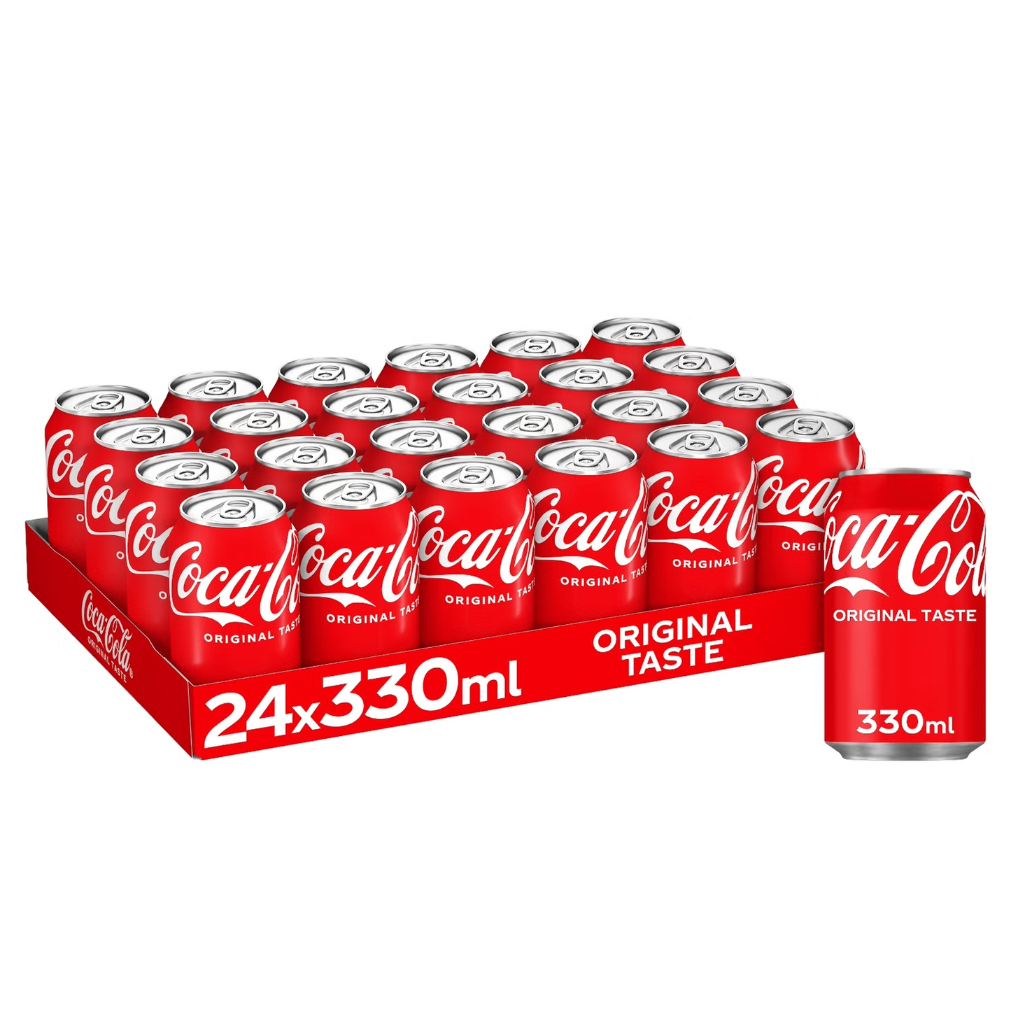Coca Cola Original Taste Cans 24 x 330ml