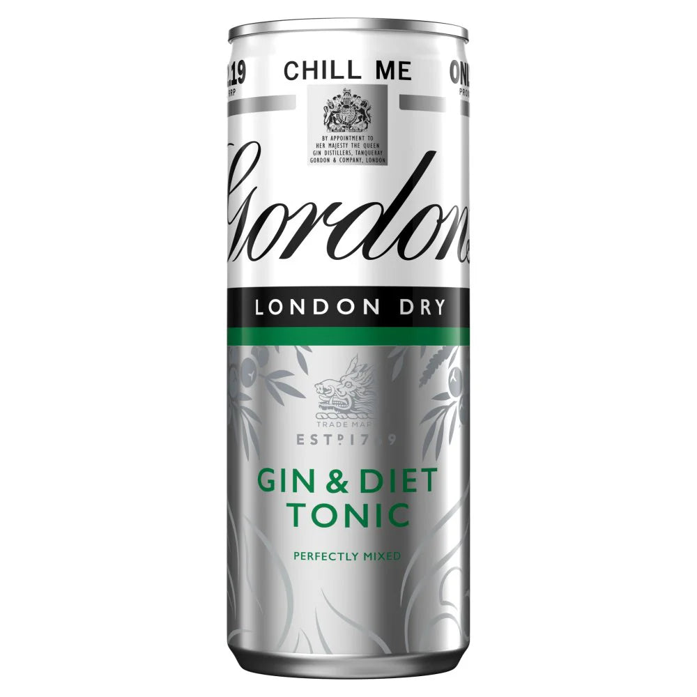 Gordons Gin Tonic Â£2.19 Cans  12 x 250ml