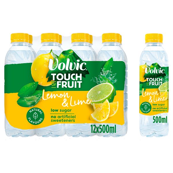 Volvic TOF Lemon & Lime 12 x 500ml pet