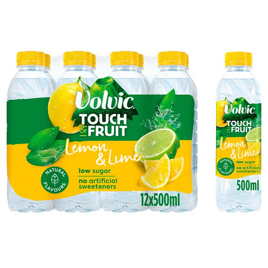 Volvic TOF Lemon & Lime 12 x 500ml pet