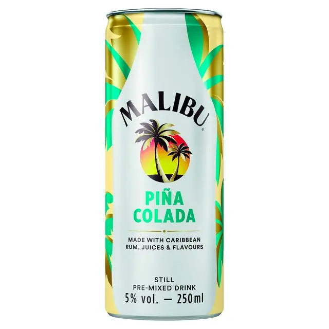 Malibu PInacolada 5% Cans 12 x 250ml