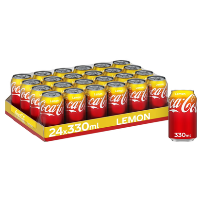 Coca Cola Lemon Cans 24 x 330ml