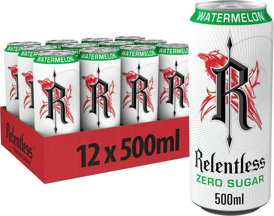 Relentless Watermelon Zero Sugar 12 x 500ml