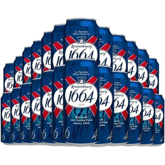 Kronenbourg  Biere  Cans 24 x 440ml PMP 6.25  4.6%