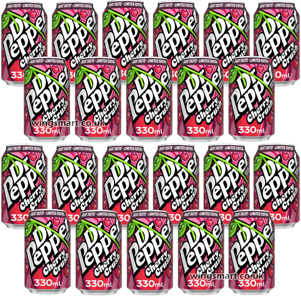 Dr Pepper Zero Cherry  Crush Cans 24 x 330ml EU