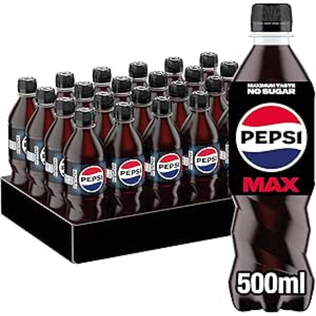 Pepsi Max 24 x 500ml GB pet