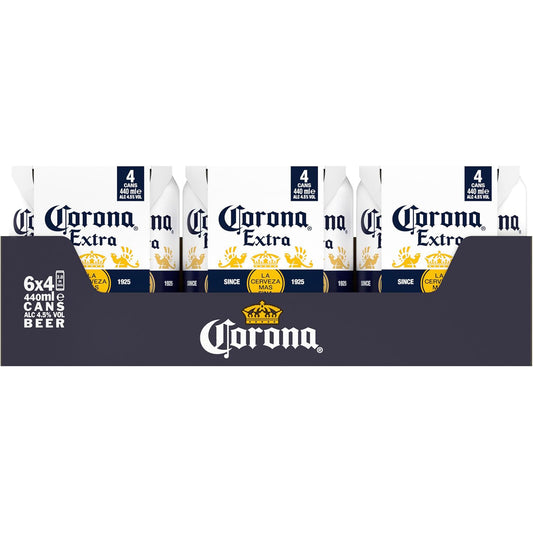 Corona Extra Cans 24 x 440ml 4.5%