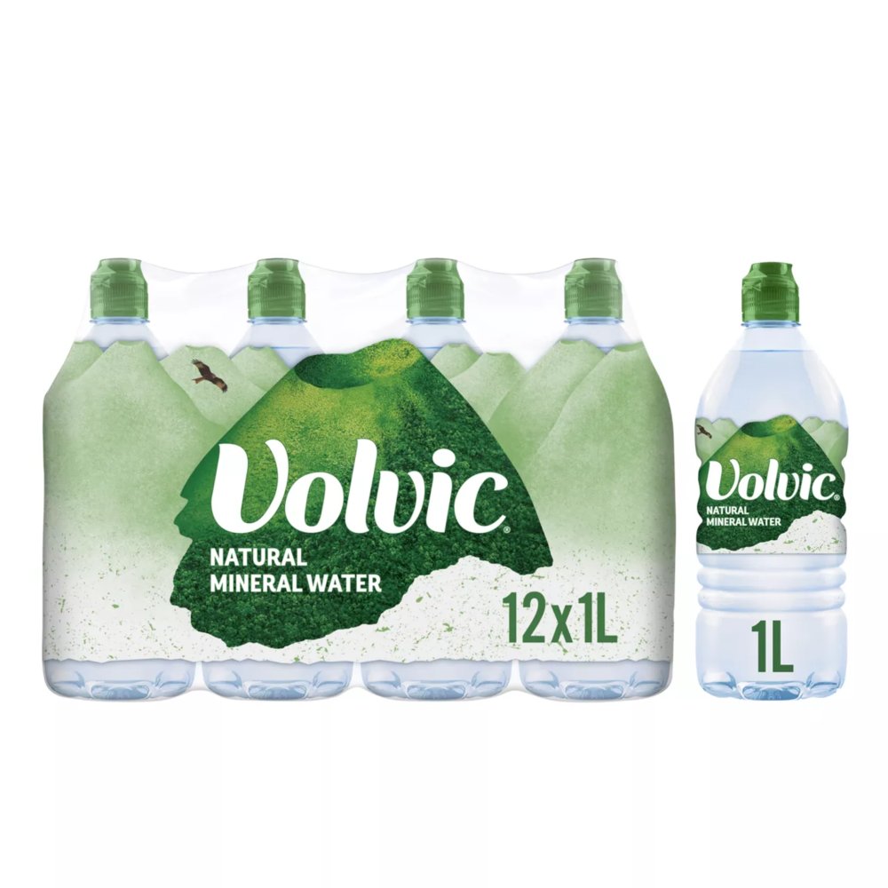Volvic 12 x 1lt Screw Cap
