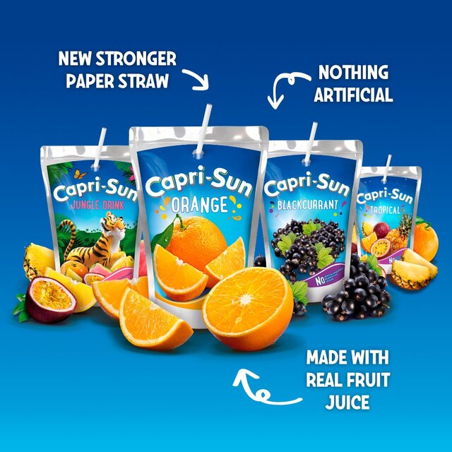 Capri Sun Orange Pouch 4 Packs - 8 x 200ml