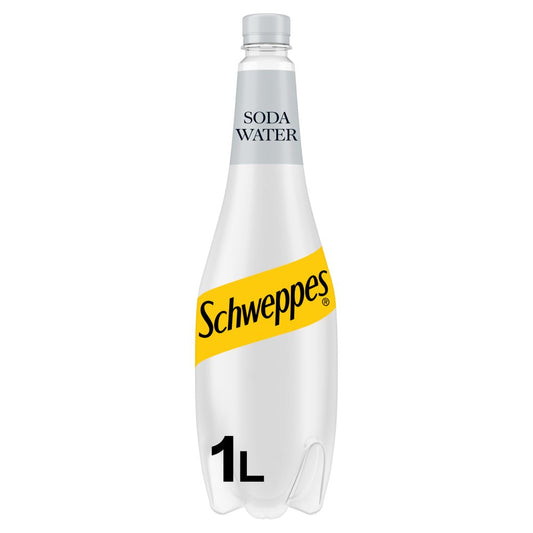 Schweppes Soda Water 6 x 1L