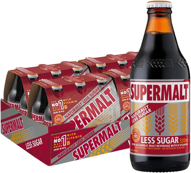 Supermalt Less Sugar Beverage 24x 330ml