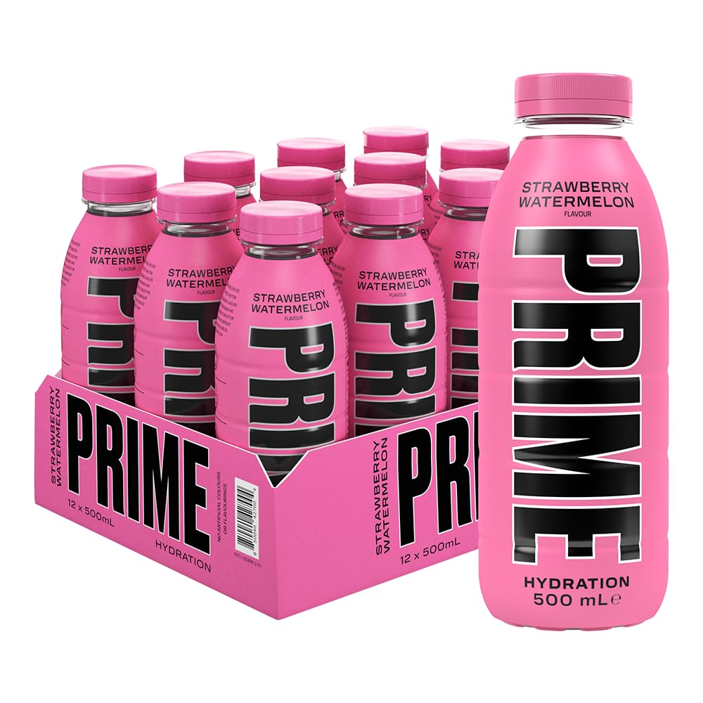 Prime Hydration Strawberry & Watermelon 12 x 500ml pet