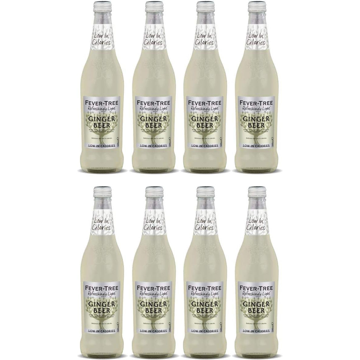 Fever Tree Light - Ginger Beer 8 x 500ml nrb
