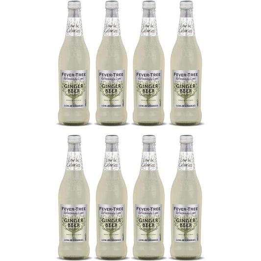 Fever Tree Light - Ginger Beer 8 x 500ml nrb