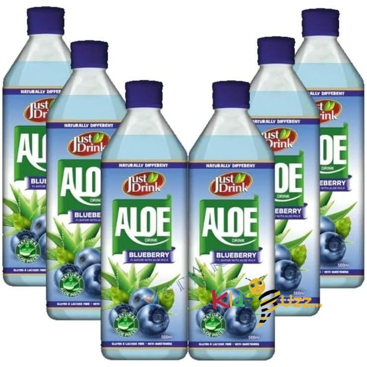 Just Drink Aloe Blueberry Flavoured Drink 12x 500ml