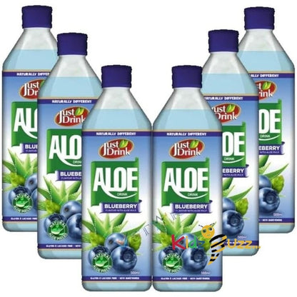 Just Drink Aloe Blueberry Flavoured Drink 12x 500ml