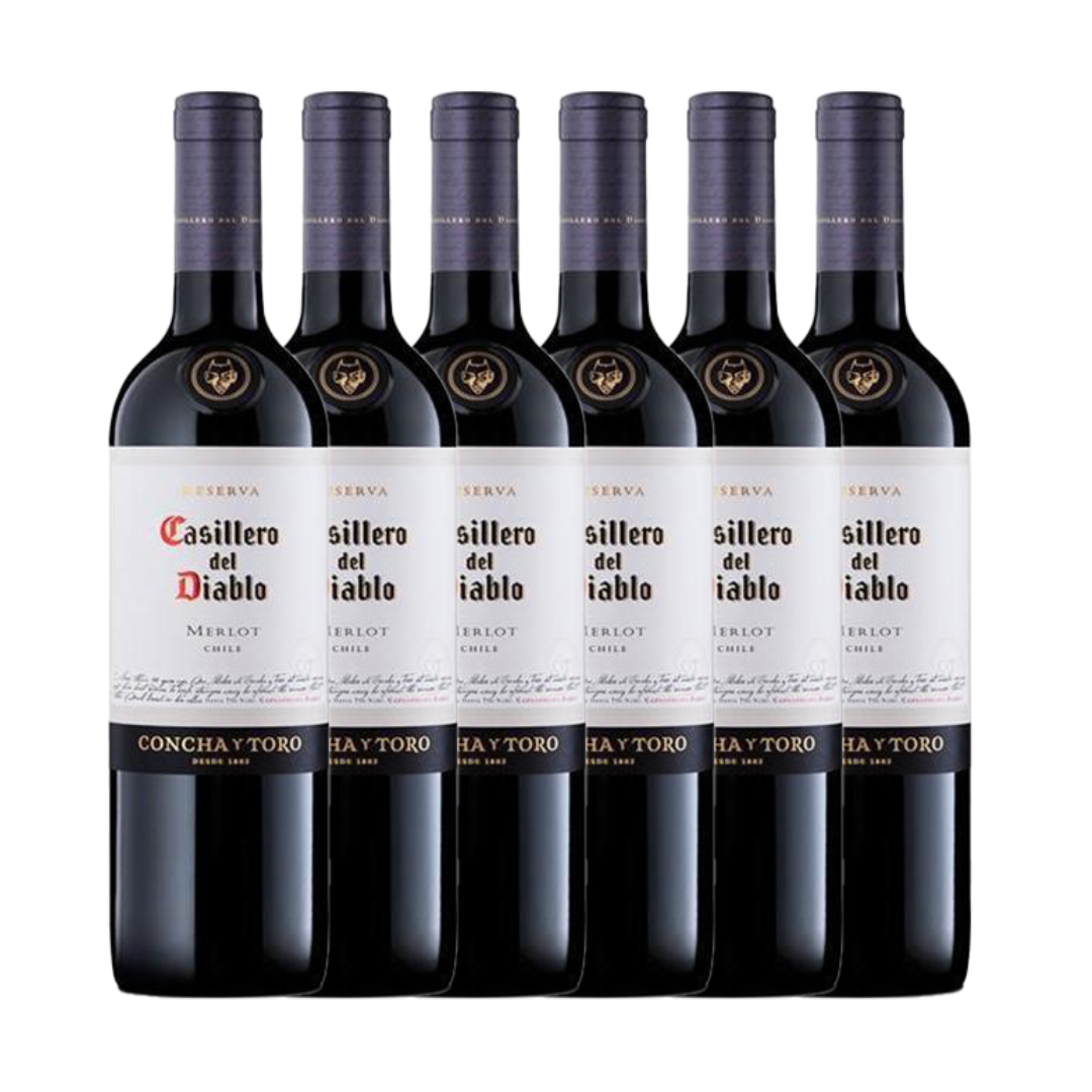 Casillero Merlot  6 x 75cl