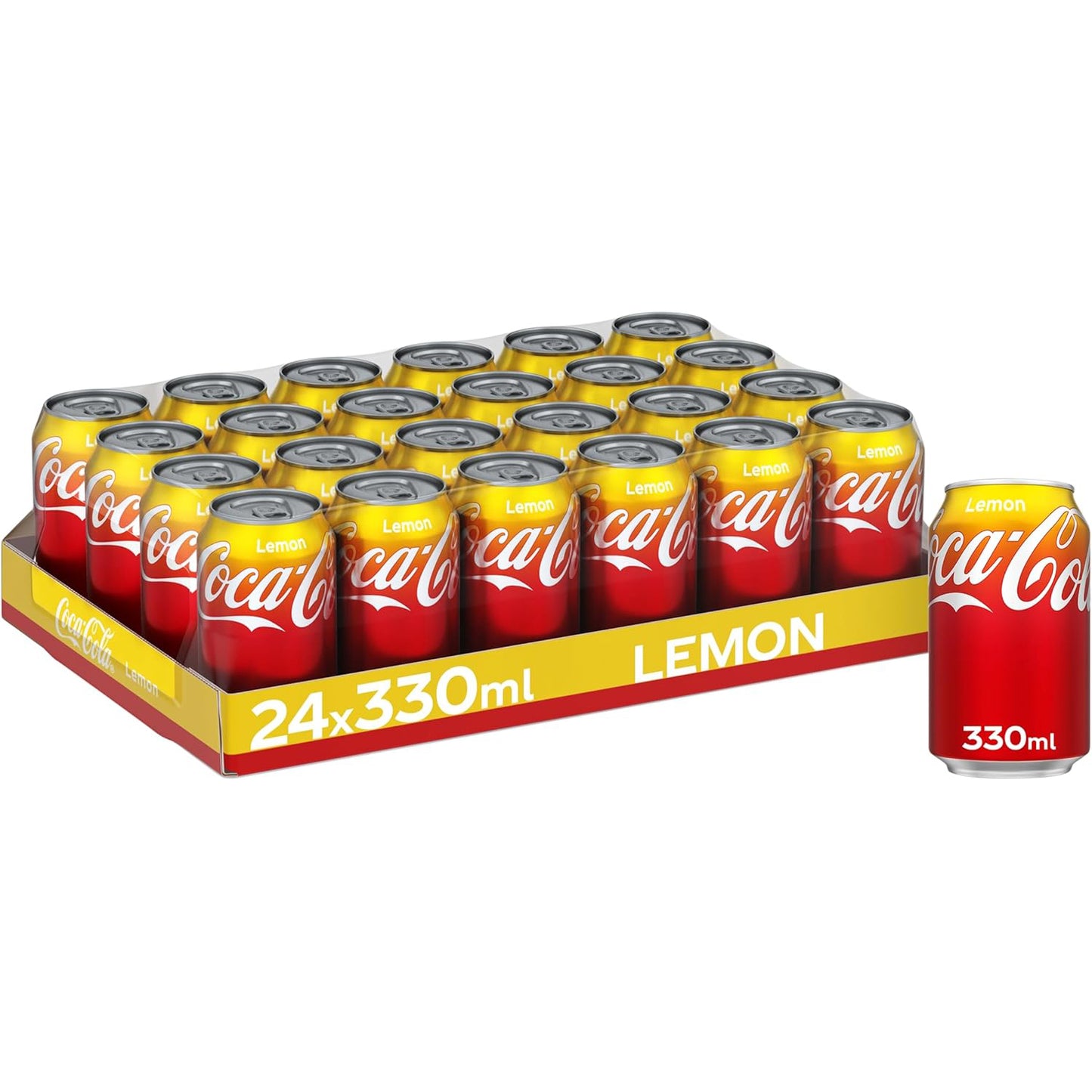Coke Lemon Cans 24 x 330ml EU