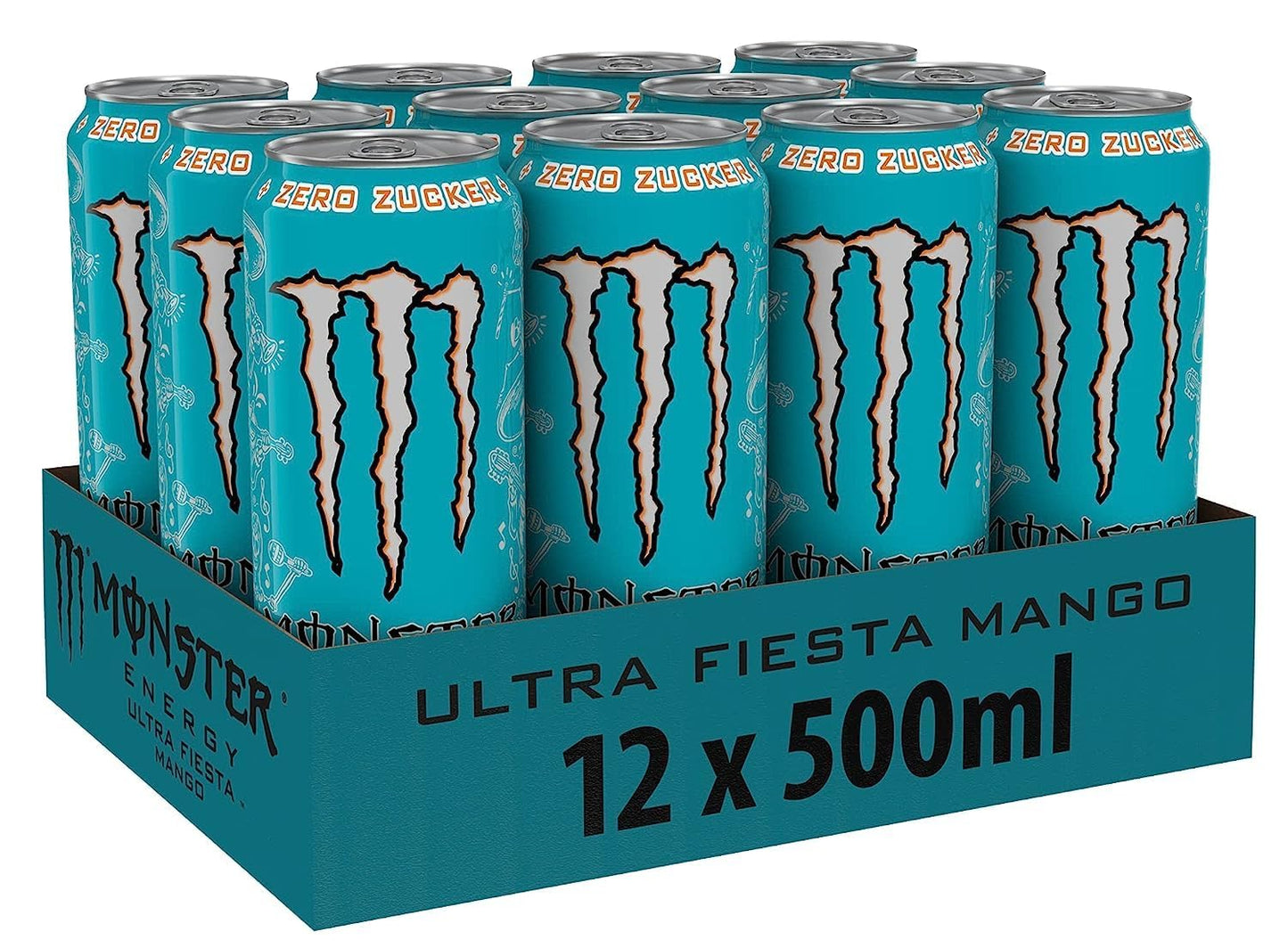 Monster Ultra Fiesta Mango Energy Drink 12x 500ml