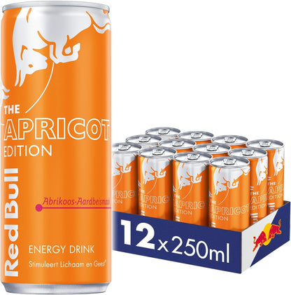 Red Bull Apricot & Strawberry Edition Energy Drink 12x 250ml