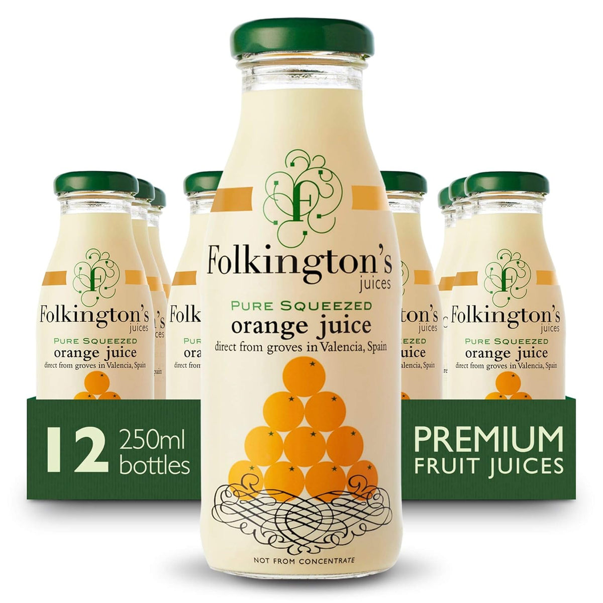 Folkington's Orange Juice 12x 250ml