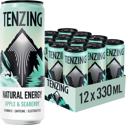 Tenzing Apple & Seaberry Energy Drink 12x 330ml
