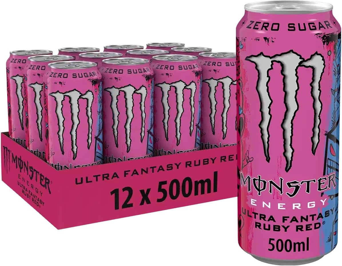 Monster Ultra Fantasy Ruby Red Energy Drink 12x 500ml