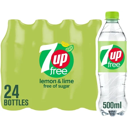 7up Free 24 x 500ml GB pet