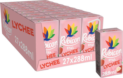 Rubicon Lychee Juice Drink 27x 288ml