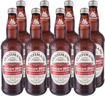 Fentimans Ginger Beer & Muddled Lime 8x 500ml