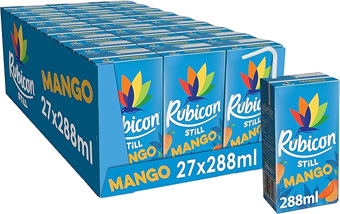 Rubicon Still Mango Juice Drink 27x 288ml