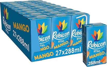 Rubicon Still Mango Juice Drink 27x 288ml