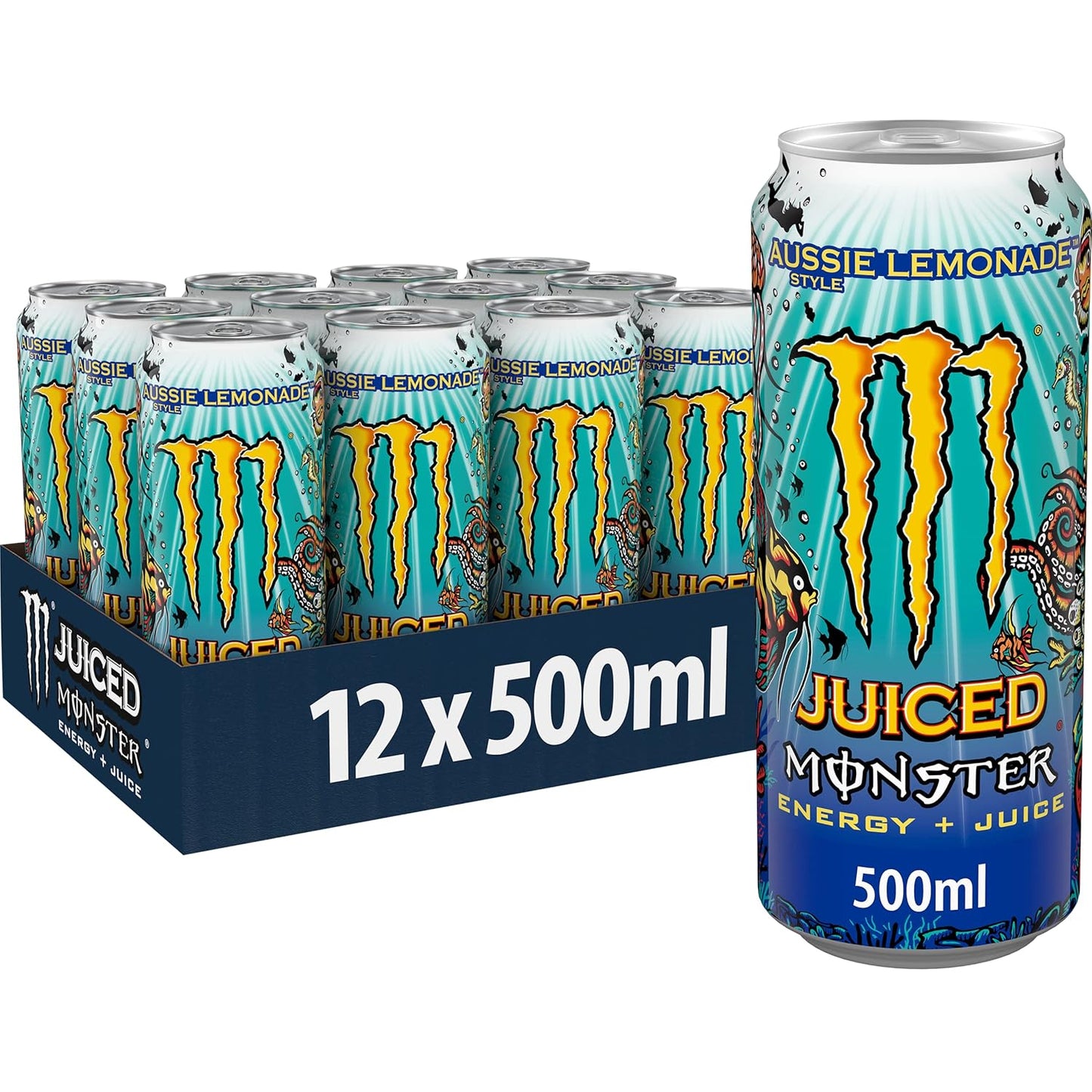 Monster Aussie Style Lemonade 12x 500ml