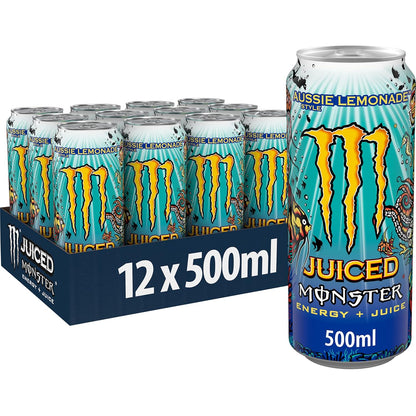 Monster Aussie Style Lemonade 12x 500ml