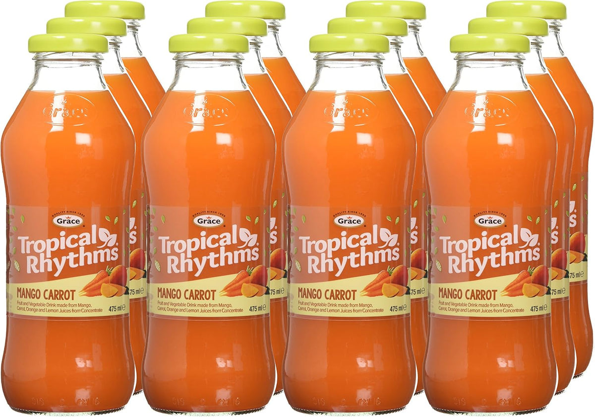 Tropical Rhythms Mango & Carrot 12x 475ml