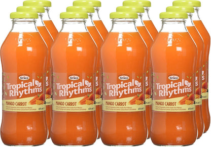 Tropical Rhythms Mango & Carrot 12x 475ml