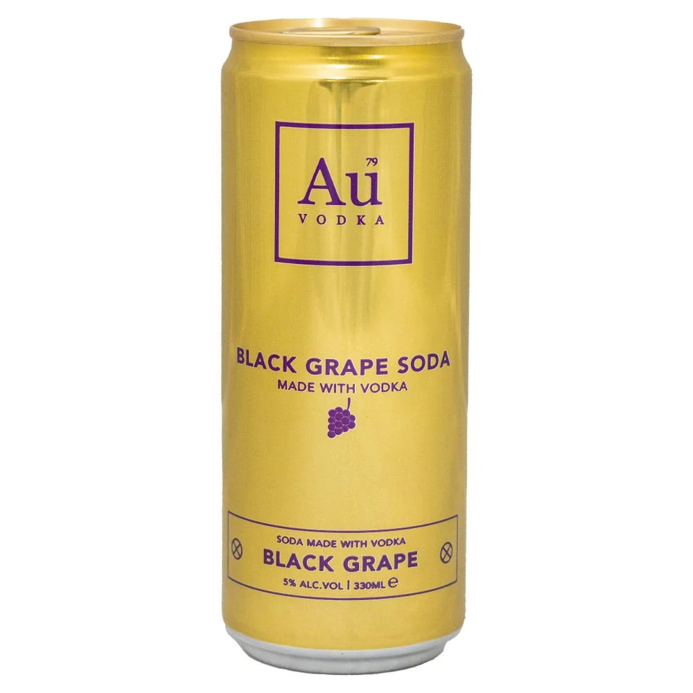 Au Vodka Black Grape Cans 12 x 330ml
