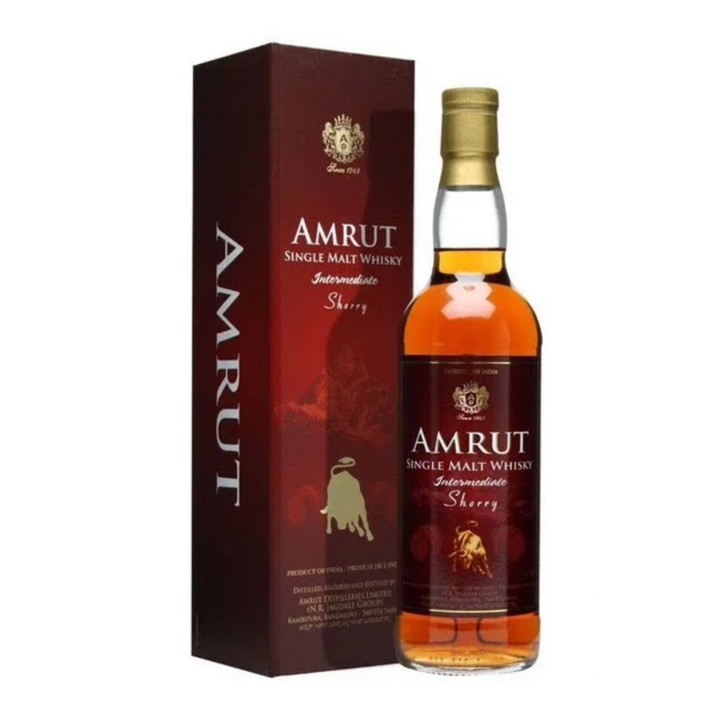 Amrut Intermediate Sherry Cask Whisky 70cl