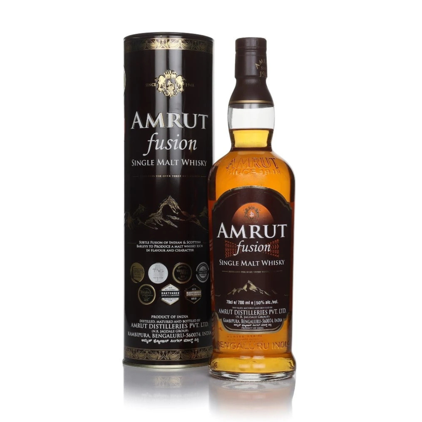 Amrut Peated Single Malt Whisky 70cl